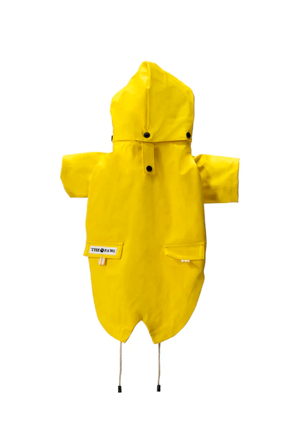 Sloane Waterproof Dog Rain Jacket (Lemon) – by The Paw Co.-0
