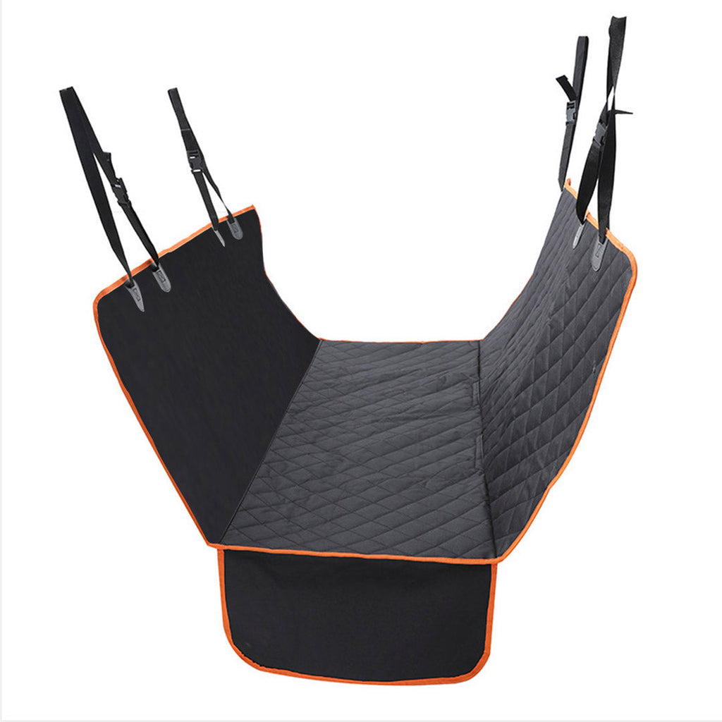 NNEAGS 600D Oxford Cloth Waterproof Dog Car Cover Back Seat Protector Hammock Pet Mat Black-1