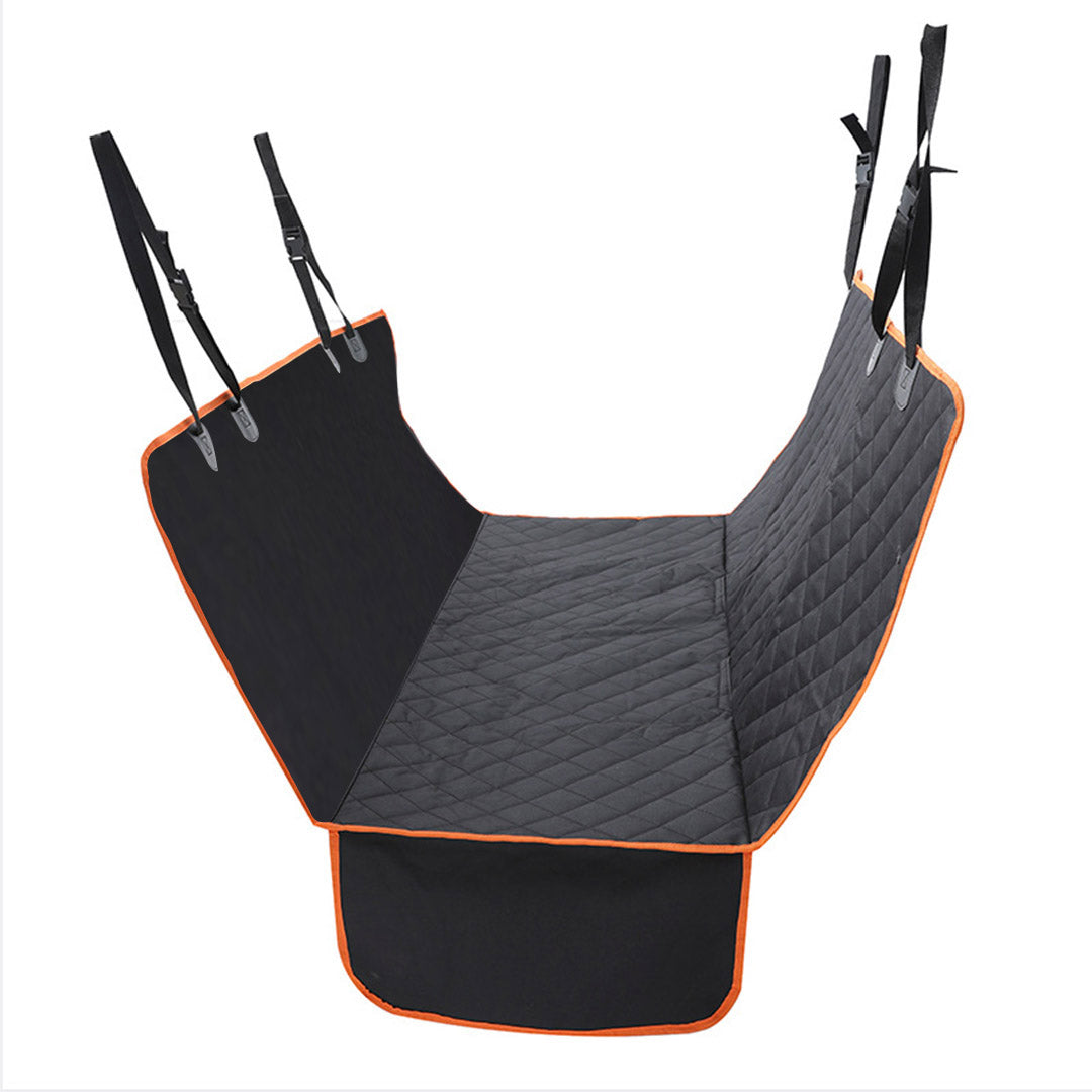 NNEAGS 600D Oxford Cloth Waterproof Dog Car Cover Back Seat Protector Hammock Pet Mat Black-1