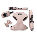 Dog Harness (Full Set) (Peaches) – Dog Harness, Dog Collar, Dog Lead, Dog Poo Holder, Dog Bow Tie – by Furry Tails-0