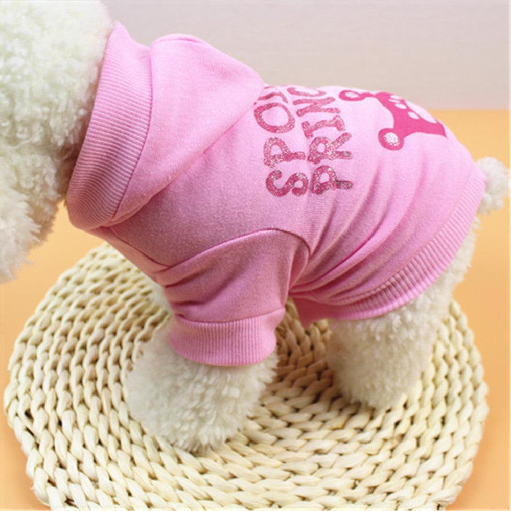 Princess Pink Hooded Cat Puppy Dog Clothes: The Ultimate Regal Ensemble For Your Furry Companion-2