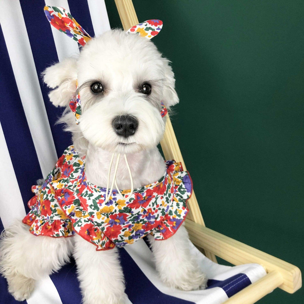Summer Breeze Dog Dress: Stylish And Lightweight Pet Clothes For Small Dogs-0