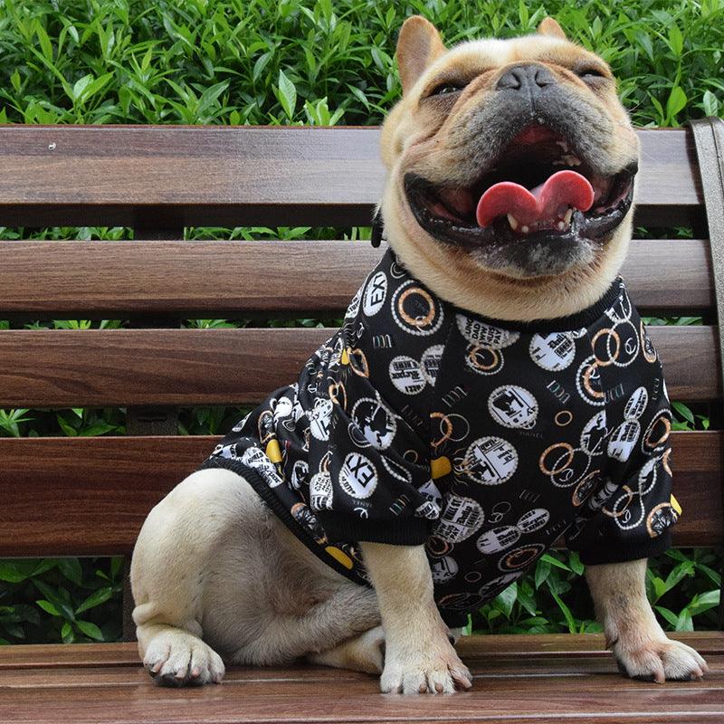 Fashionable Printed Pet Clothes For Spring And Autumn - Stylish Dog Apparel-0