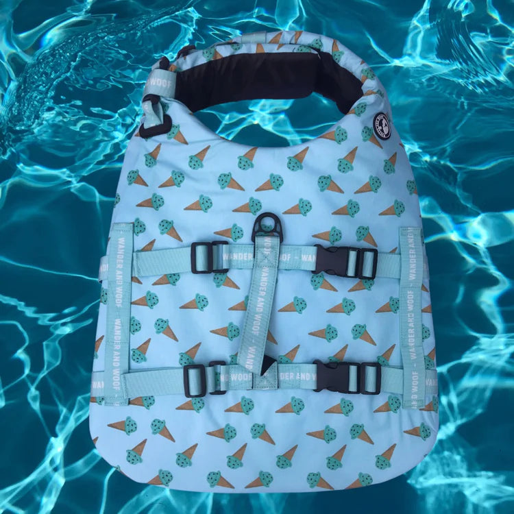 Iced Adventure Dog Float by Wander and Woof-1