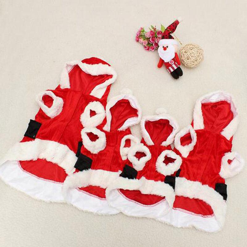 Festive Plaid Dog Dress - Cozy Christmas Pet Outfit For Small Dogs-1