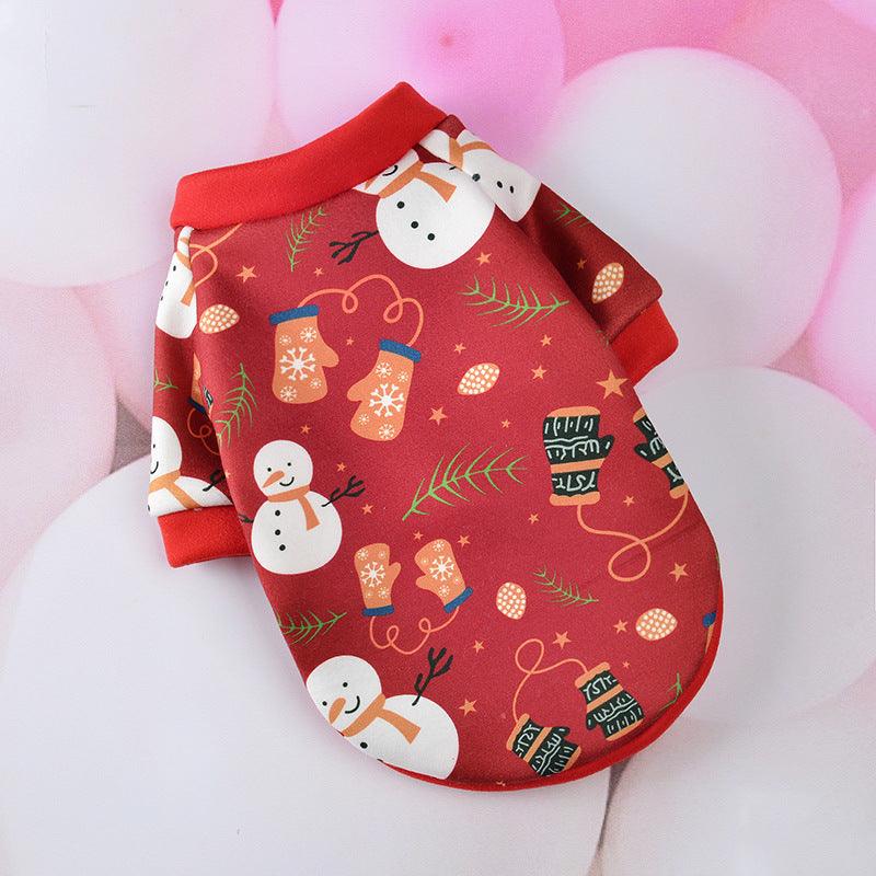 Festive Cartoon Pet Vest - Christmas Dog Clothes For A Stylish Holiday Season-4