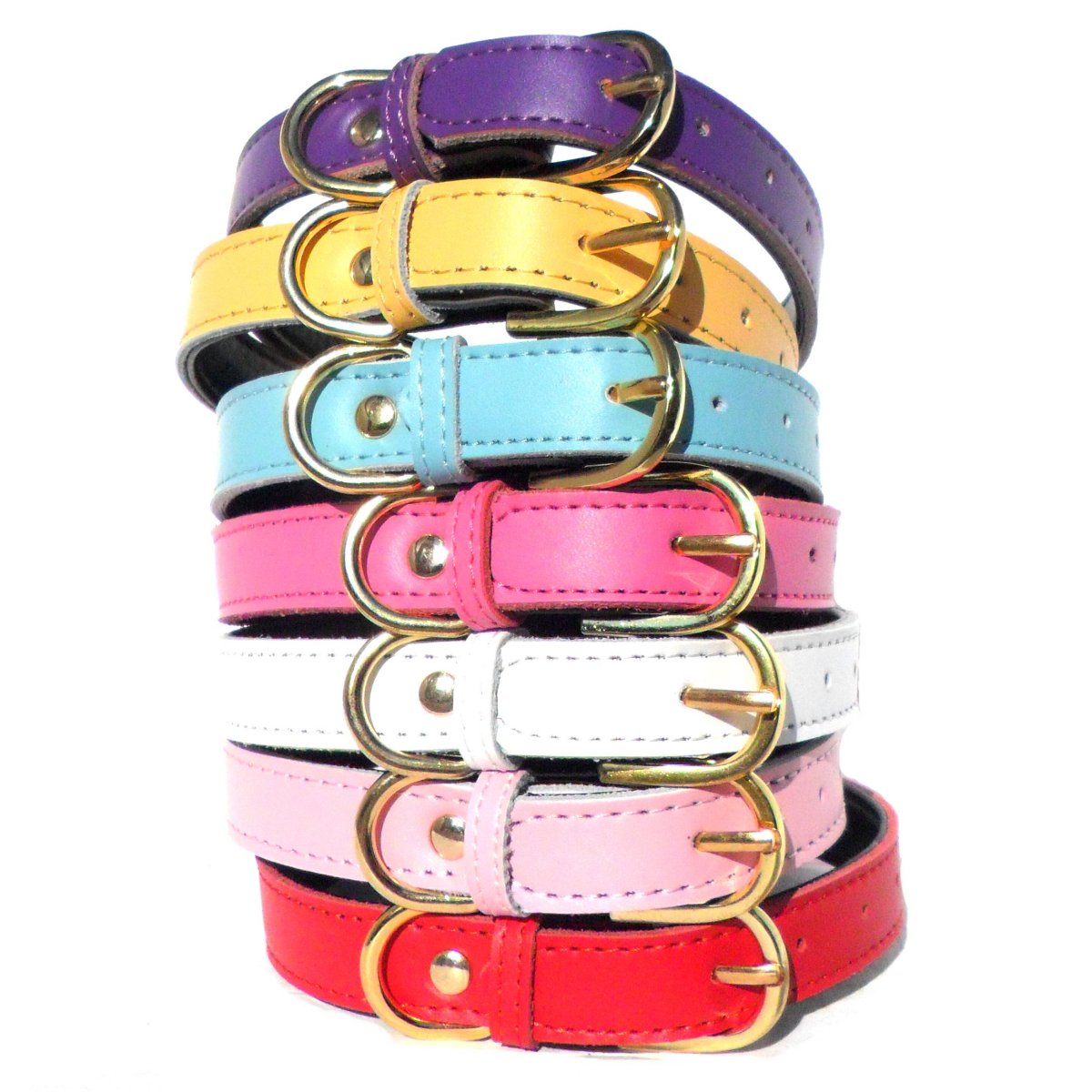 Plain Chelsea Dog Collars (4 sizes) 8-16"-0