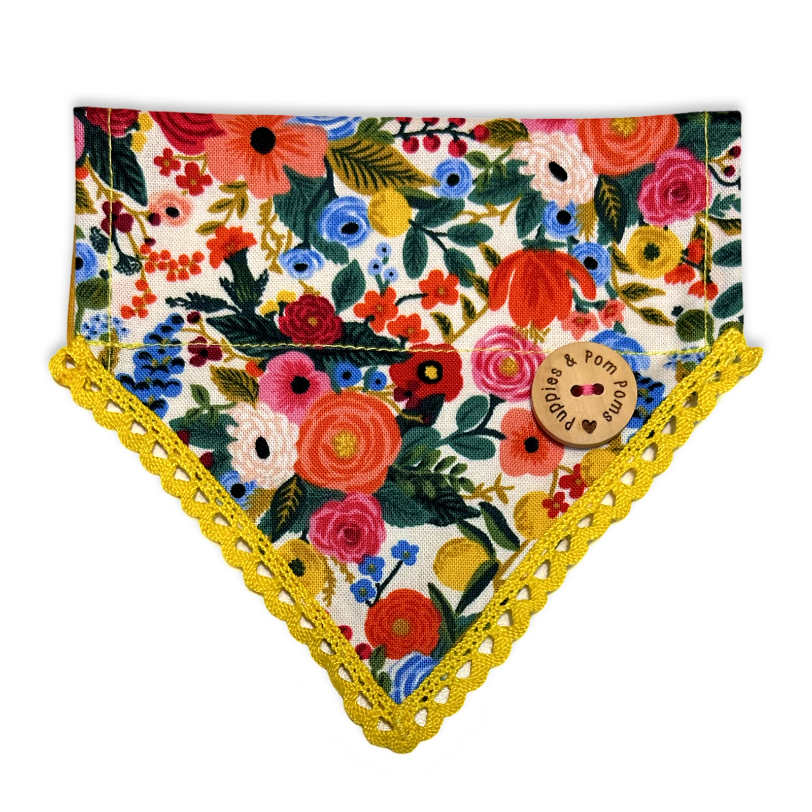 Handmade Dog Bandana - Garden Party-0