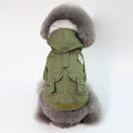 Green Trench Dog Coat by Doggy Doo Little-0