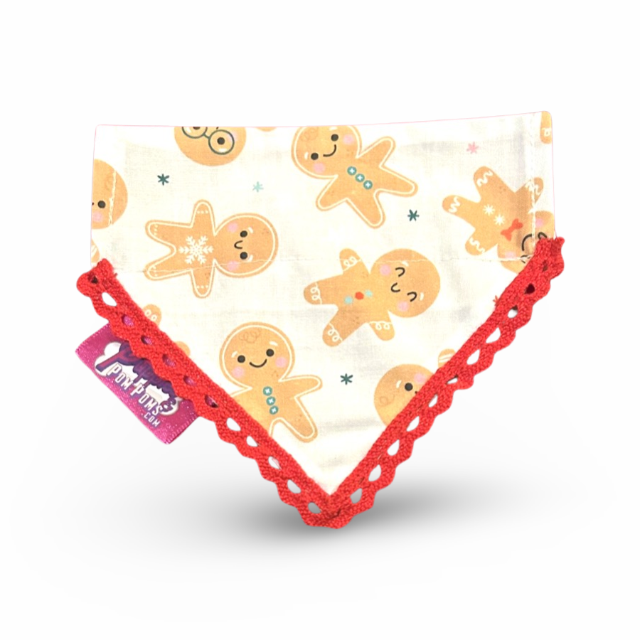 Christmas Gingerbread Men Bandana