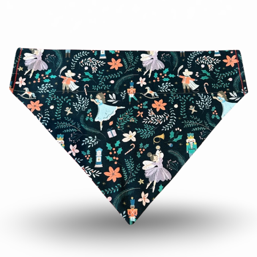 Christmas Dog Bandana - Sugar Plum Fairy