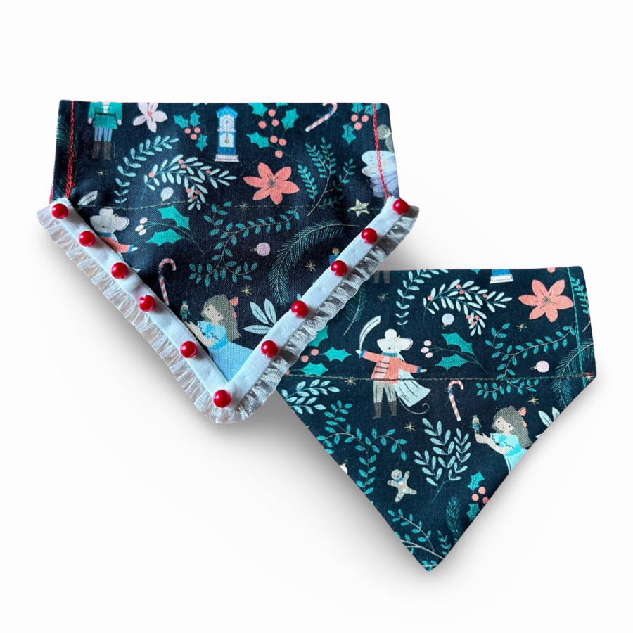 Christmas Dog Bandana - Sugar Plum Fairy