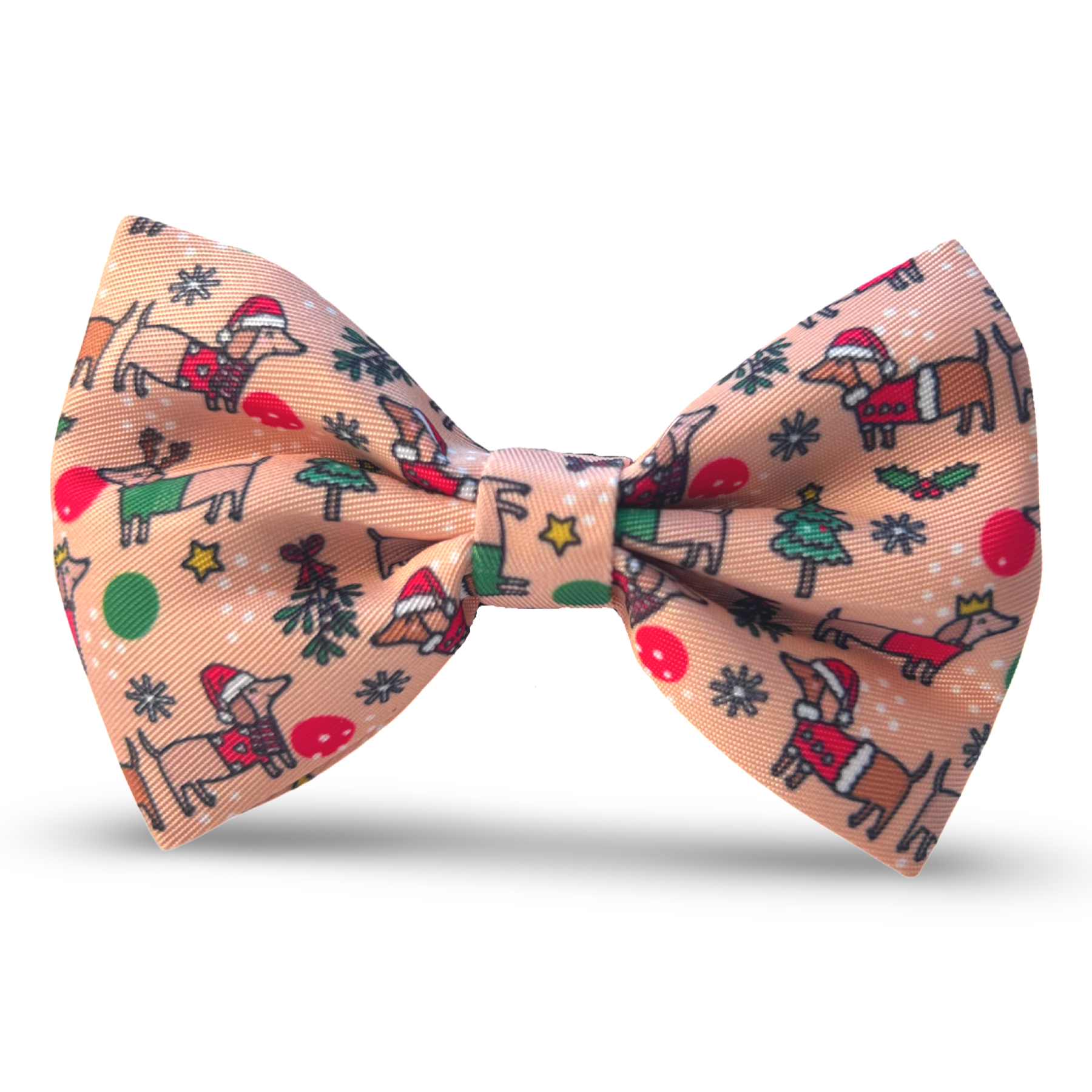 Dog Bow Tie - Christmas Dachshunds-0