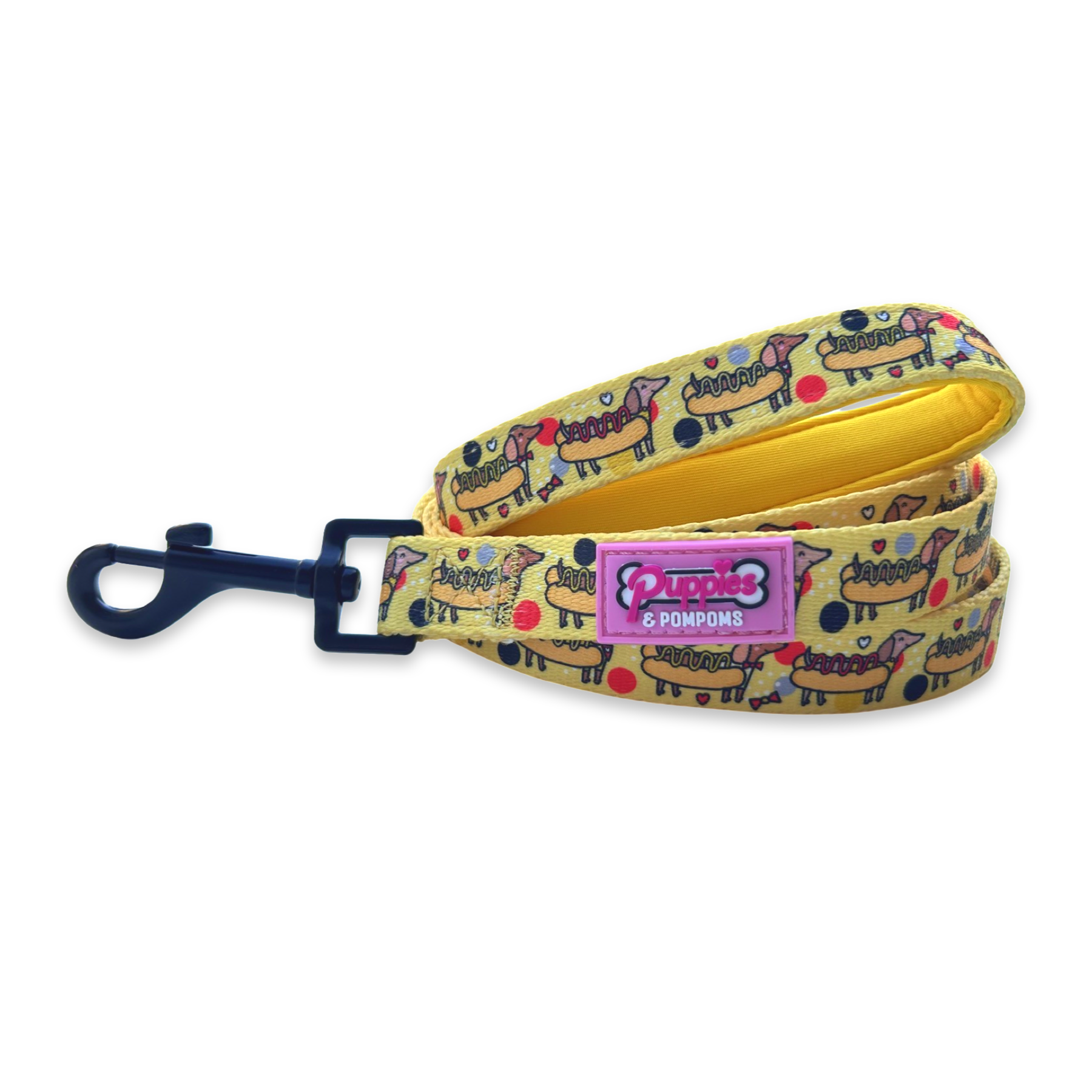 Dog Leash - Hot Dog Dachshunds-1