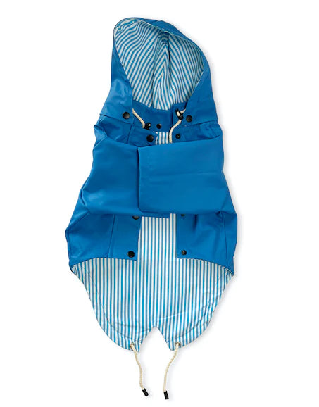 Sloane Waterproof Dog Rain Jacket (Navy) – by The Paw Co.-3