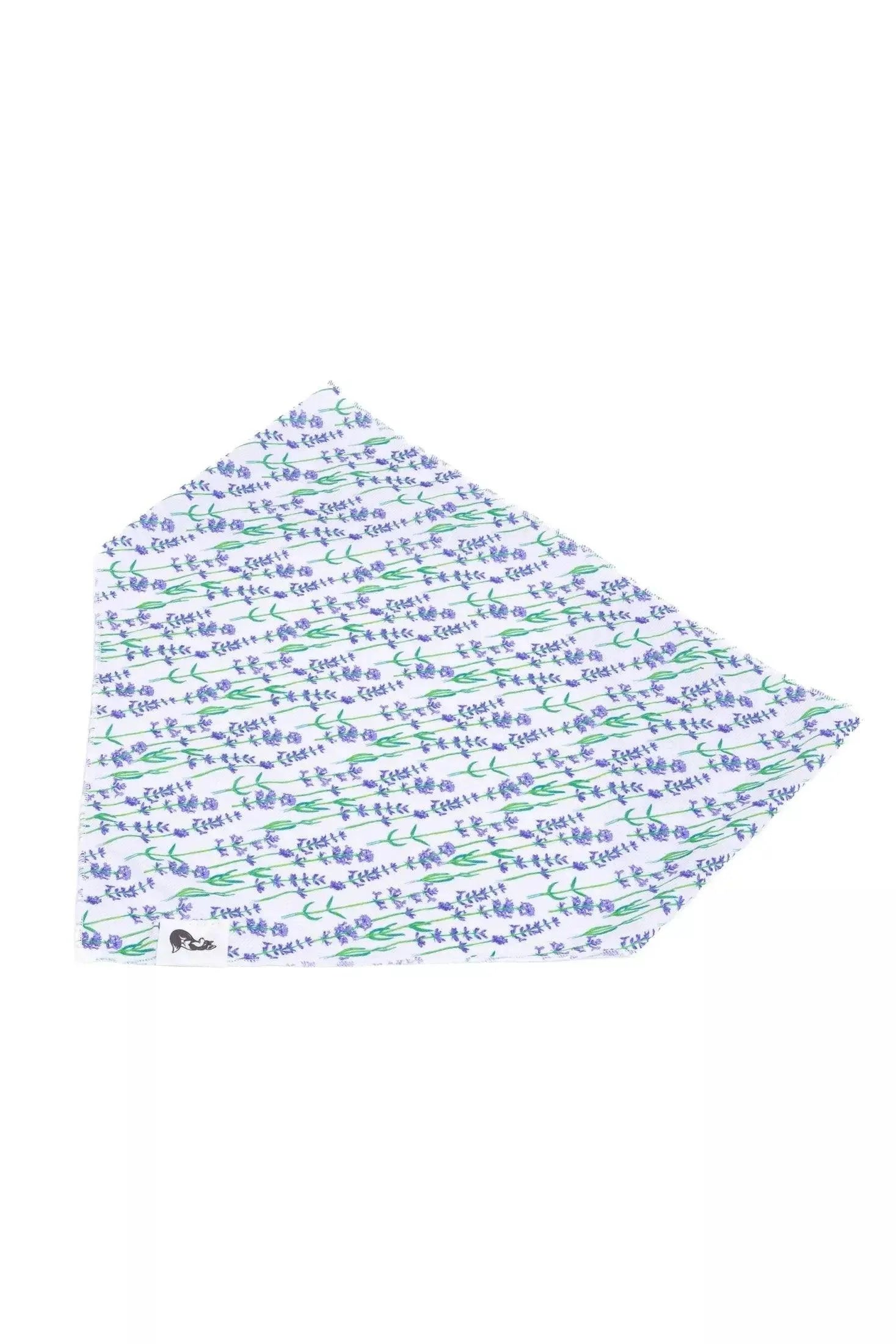 Lavender Blooms Dog Bandana-0