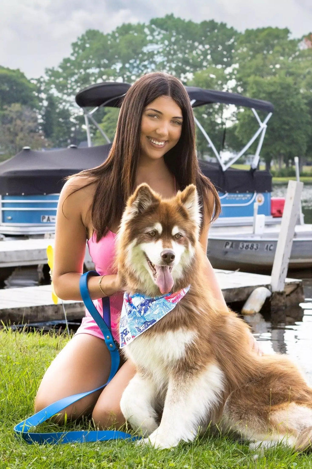 Painted Peaks Dog Bandana-2