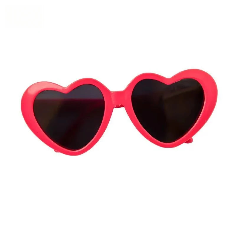 Heart Shaped Dog Sunglasses