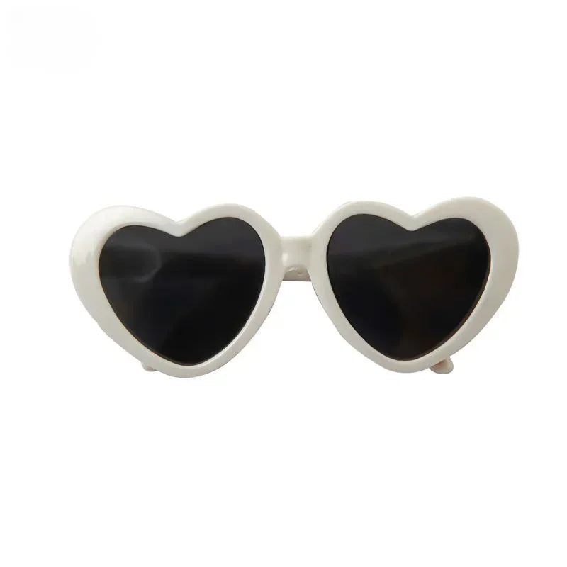 Heart Shaped Dog Sunglasses