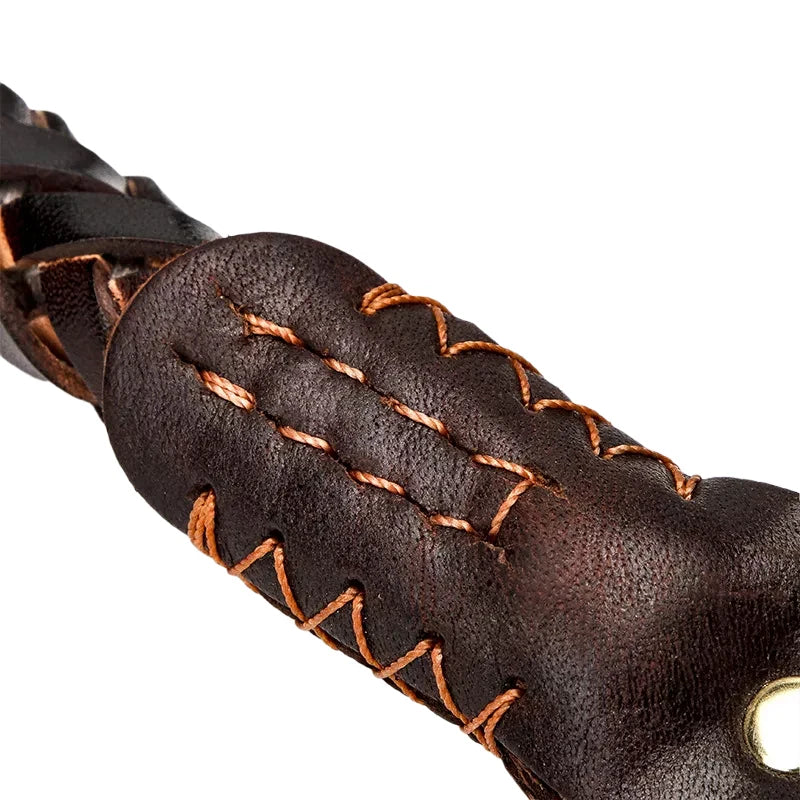 EIght-strand Braided Leather Collar