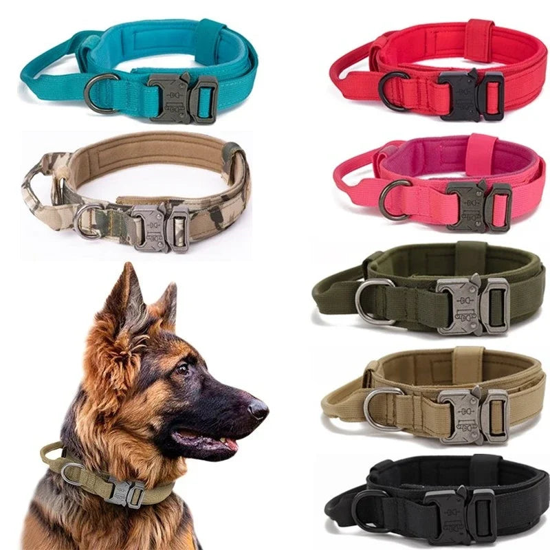 Durable Tactical Collar and Leash Set