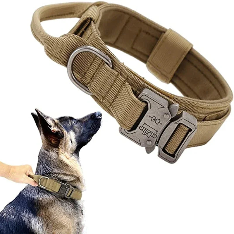 Durable Tactical Collar and Leash Set