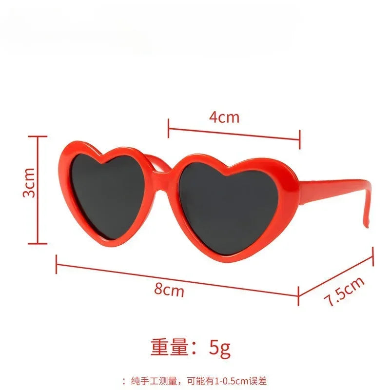 Heart Shaped Dog Sunglasses