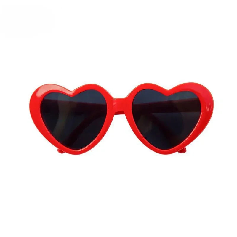 Heart Shaped Dog Sunglasses