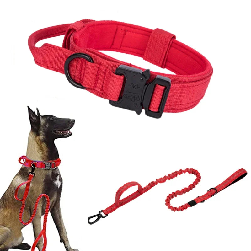 Durable Tactical Collar and Leash Set
