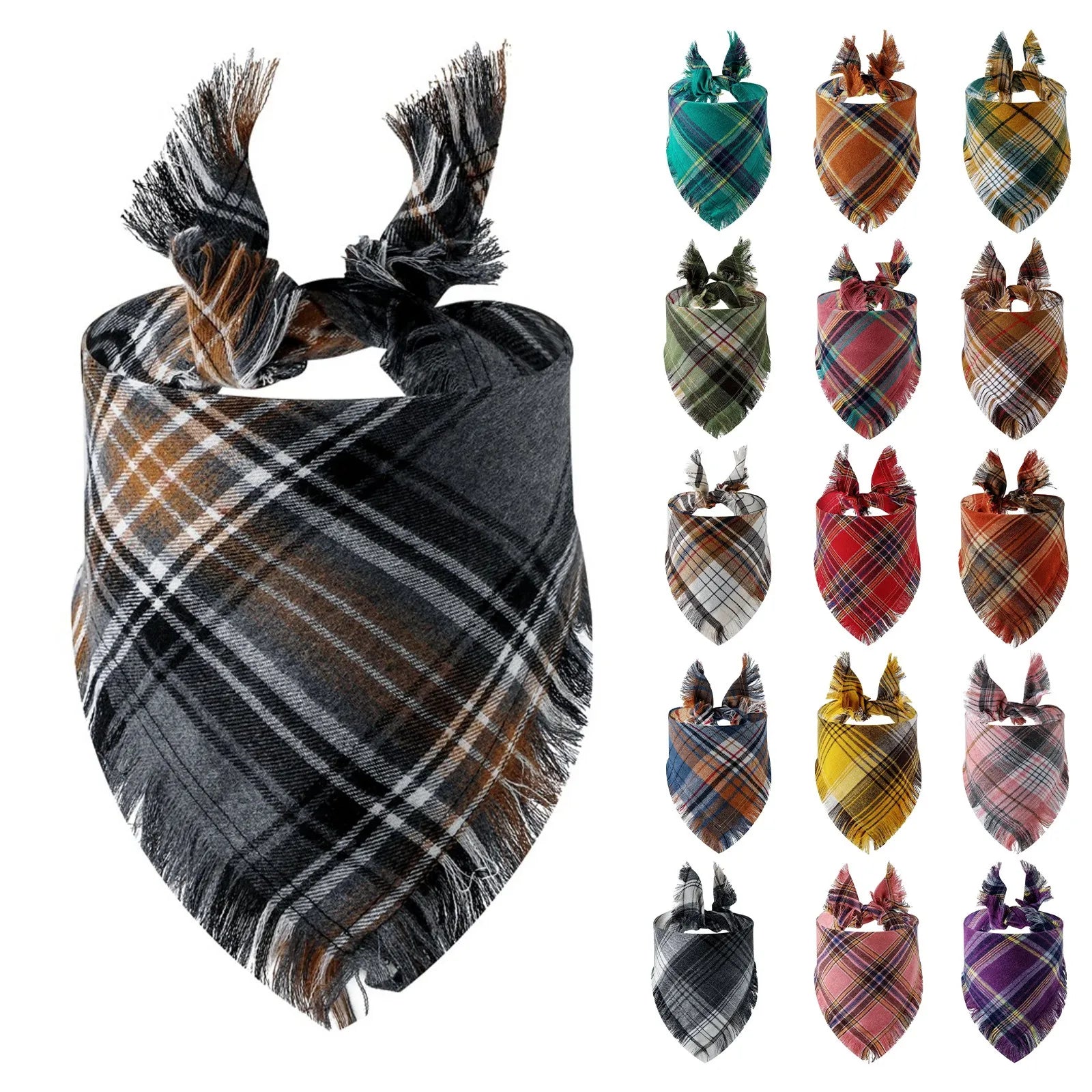 Tartan Style Bandanas