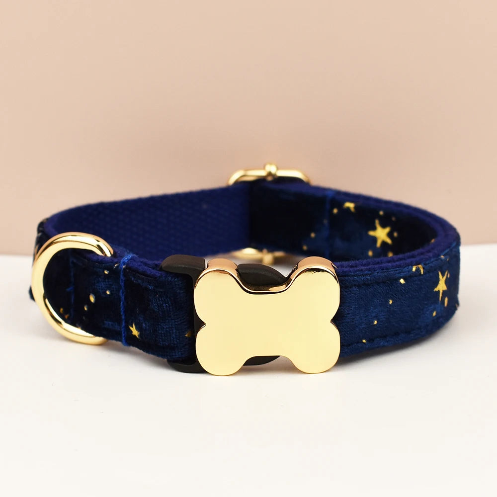 Dog Collar with Engraved Nameplate