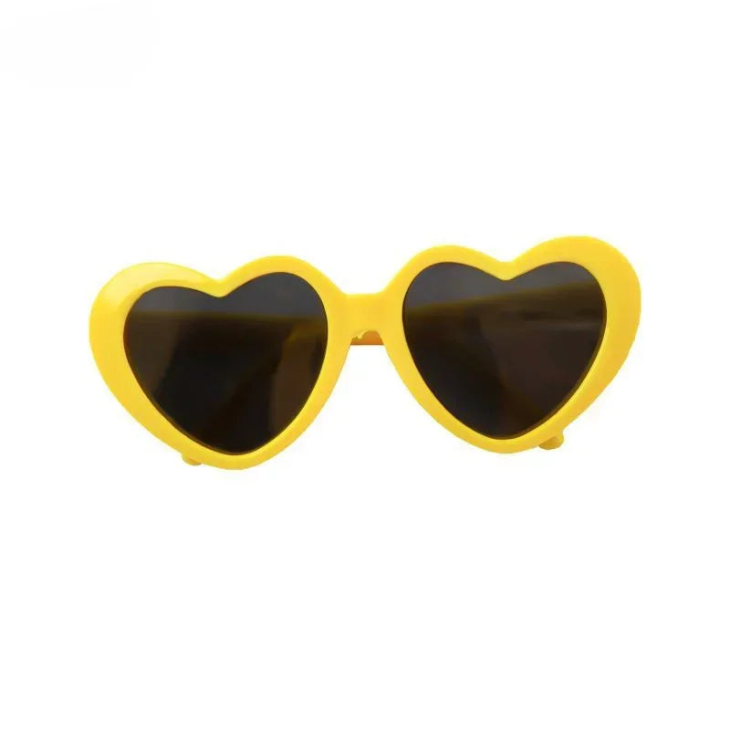 Heart Shaped Dog Sunglasses