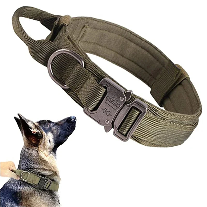 Durable Tactical Collar and Leash Set