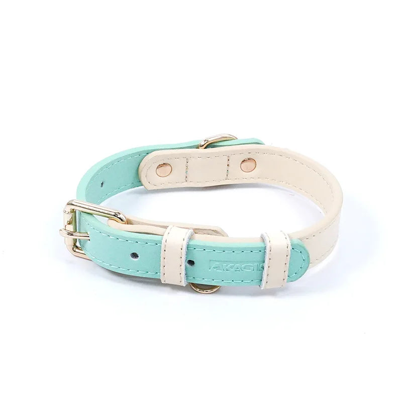Premium Leather Small Dog Collar