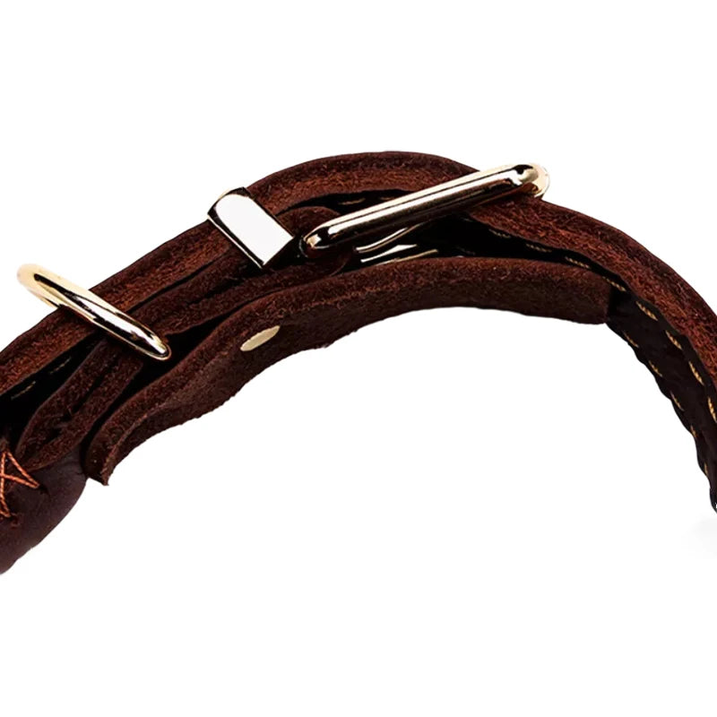 EIght-strand Braided Leather Collar