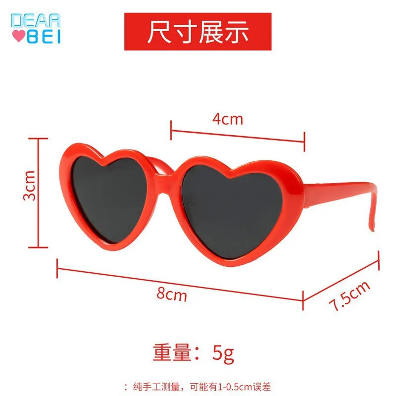 Heart Shaped Dog Sunglasses