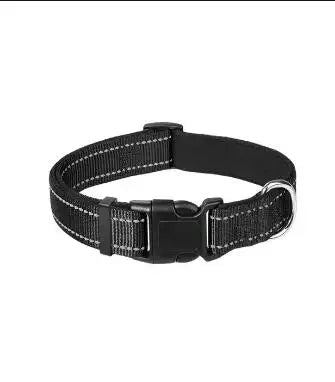 Reflective Padded Nylon Dog Collar