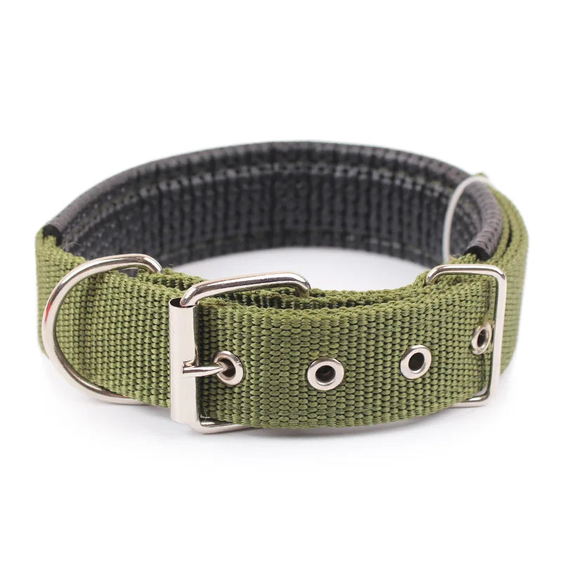 Solid Nylon Dog Collars for All Breeds-5