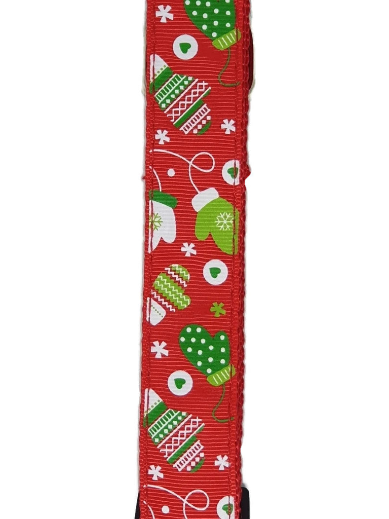 NNEDSZ Christmas Dog Leashes 1.2m - Moondidley Pets Red Mittens-1