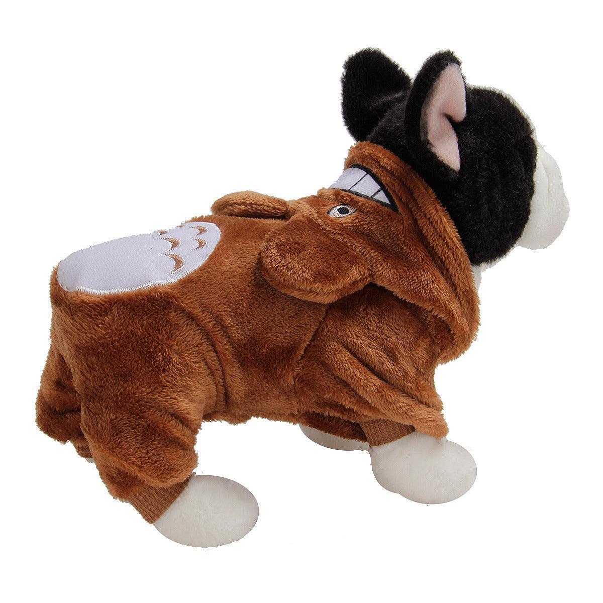 Cozy Canine Couture: Stylish Pet Dog Turned Clothes In Vibrant Hues-1