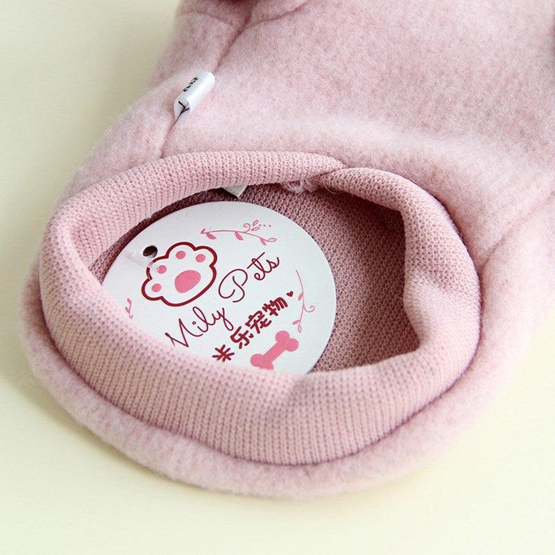 Cozy Canine Fleece - Stylish Autumn And Winter Dog Clothes-1