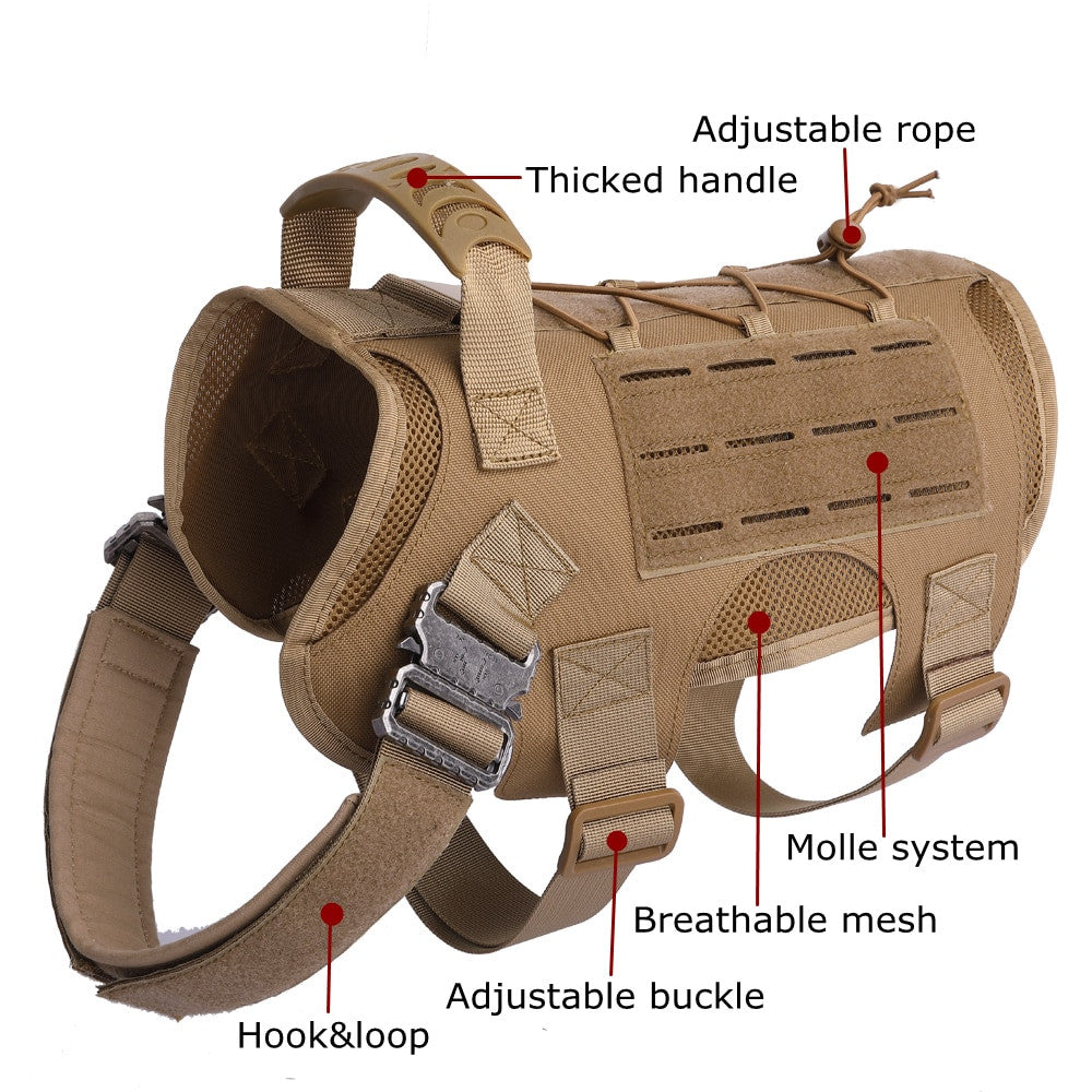 Tactical Dog Vest-3