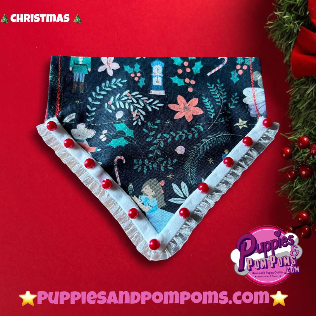 Christmas Dog Bandana - Sugar Plum Fairy