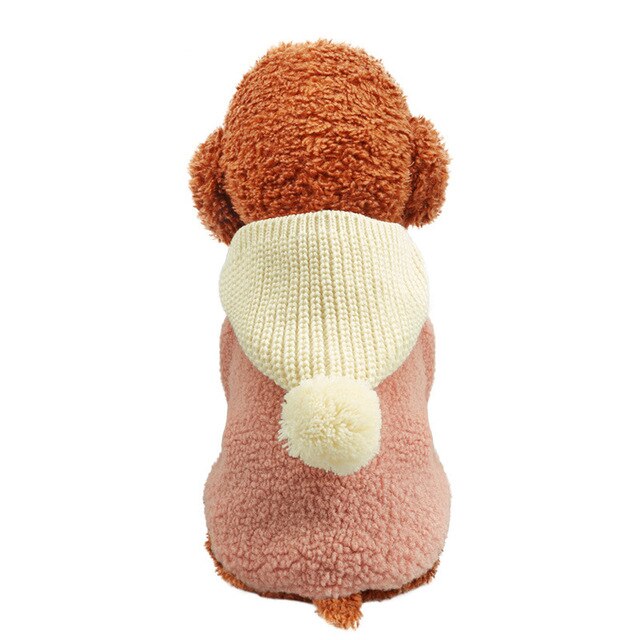 Winter Dog Clothes Puppy Hoodies for Small Medium Dogs French Bulldog Chihuahua Coat Warm Jacket Dog Clothes Honden Kleding-2