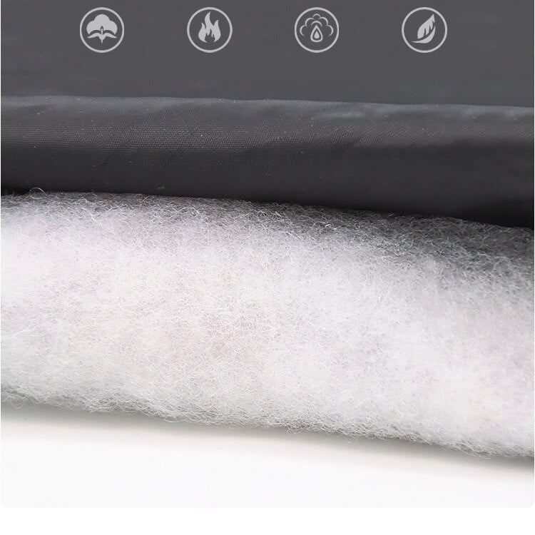 Thick Dog Coat Clothes Reflective Dogs Harness Clothes Vest Waterproof Pet Clothing With Fur Collar Large Dogs Jacket Outfit-3