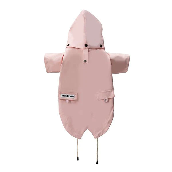 Sloane Waterproof Dog Rain Jacket (Blush) – by The Paw Co.-0