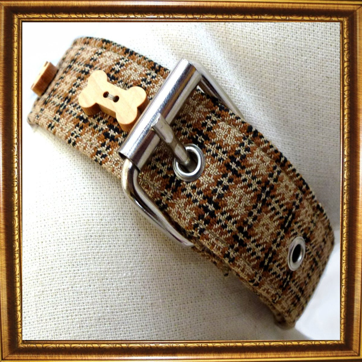 Prediletto Tweed Dog Collar & Lead-1